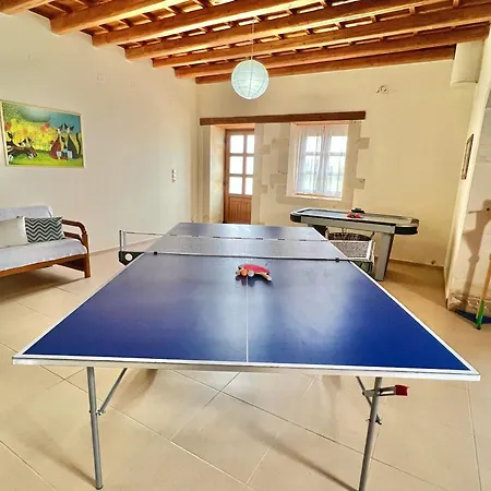 Arodamos With A Pool, Children's Games, And Bbq, Perfect For 23 People!
